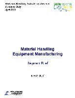 Handling Equipment Sector Brief (material handling equipment, overhead traveling crane, monorail system)