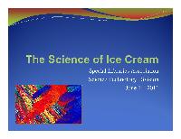 Ice Cream Sector in The United States