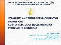 The Mongolian Nuclear Energy Sector