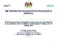 The Malaysian Nuclear Power Industry