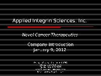 Therapy Business Overview