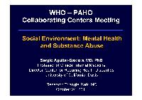 Mental Disorder Sector Statistics  in Colombia and The United States