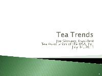 U.S. Tea Sector