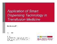 Blood in The United States : Innovation and Technology Trends