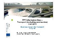 The European Air Transport Market : Innovation and Technology Trends