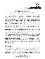 Riversdale Mining Ltd. - Company Report for Year 2011
