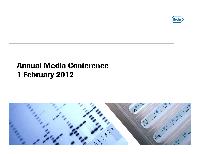 Investor presentation: In Vitro Diagnostic in The United States for Year 2011
