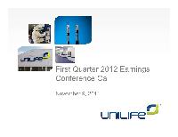 Investor presentation: Drug Delivery Technology in The United States for Year 2011