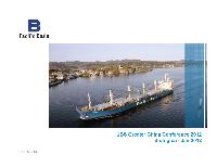 Investor presentation: Dry Bulk in China for Year 2011
