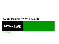 Company Report: Toy and Game for Year 2011