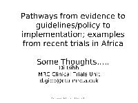 Clinical Trial Sector in Uganda