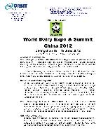 The Chinese Dairy Product Industry