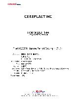 Cereplast Inc. - Company Report for Year 2011