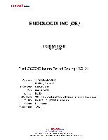 Endologix Inc. - Annual Report 2011