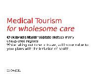 The Indian Medical Tourism Sector