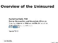 Health Insurance Sector  in The United States and India