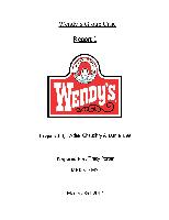 Restaurant Industry  in Canada and The United States