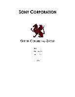 Sony Corp. - Company Report for Year 2012