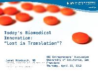 Drug Discovery and Development in The United States : Innovation and Technology Trends