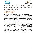 The Zimbabwean Farmer Sector Brief