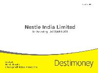 Company Report: Snack and Sweet in India for Year 2011
