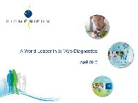 Investor presentation: Microbiology for Year 2011